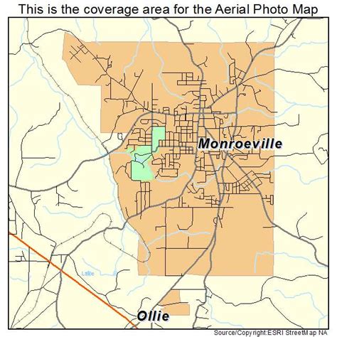 monroeville al 36460|monroeville alabama on a map.